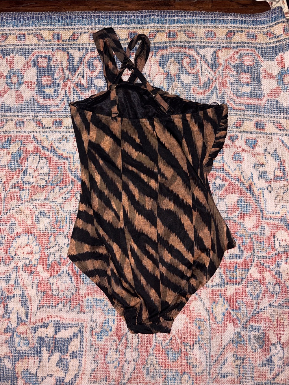 Miraclesuit Europa One Piece Swimsuit in Raya de Safari SZ 8 EUC - Picture 4 of 6